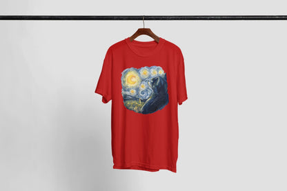 Starry Night Cat, Van Gogh Inspired