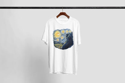 Starry Night Cat, Van Gogh Inspired