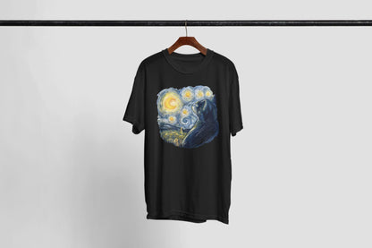 Starry Night Cat, Van Gogh Inspired